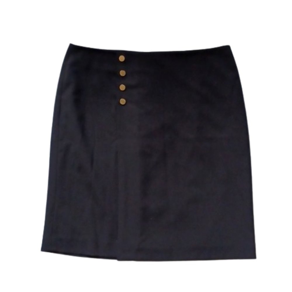 Calvin Klein Faux Wrap Lined Pencil Skirt- Sz. 12